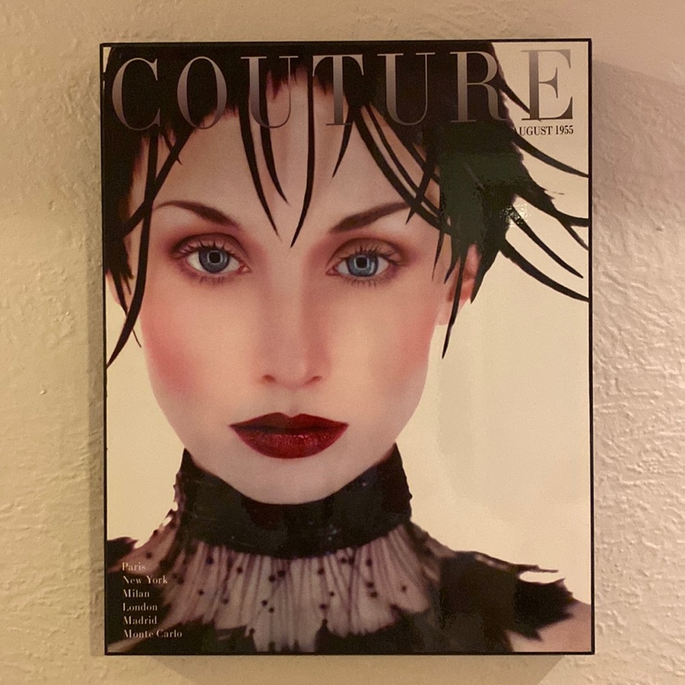 COPY - Couture magazine cover August 1955